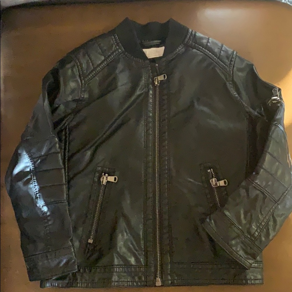 HM faux leather jacket
